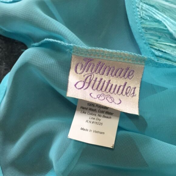 Sexy fluffy feather? nightie/ panty set 1X - Picture 10 of 12